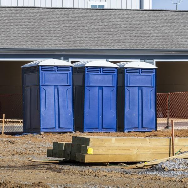 a construction site portable restroom needs adequate ventilation to prevent odors and improve air quality